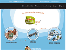 Tablet Screenshot of driverseddirect.com